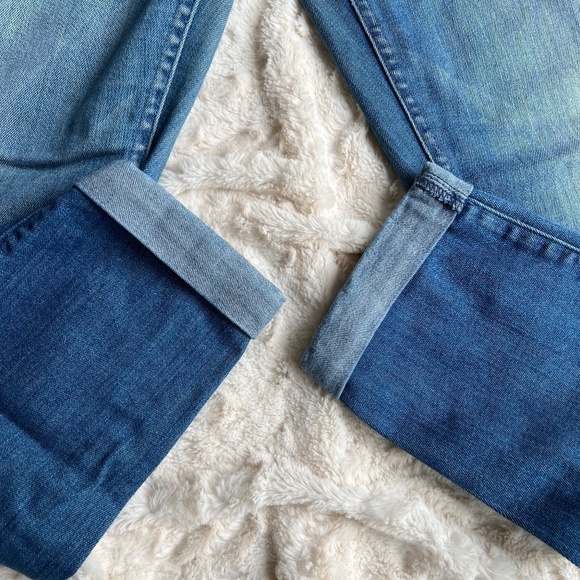 7 For All Mankind Skinny Crop and Roll medium wash low rise jeans size 26 - Picture 13 of 14